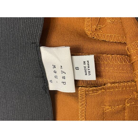 Burnt orange NWT high rise stretch dress pants women’s size 8 - Picture 4 of 7